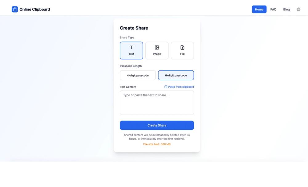 image of Free Online Clipboard