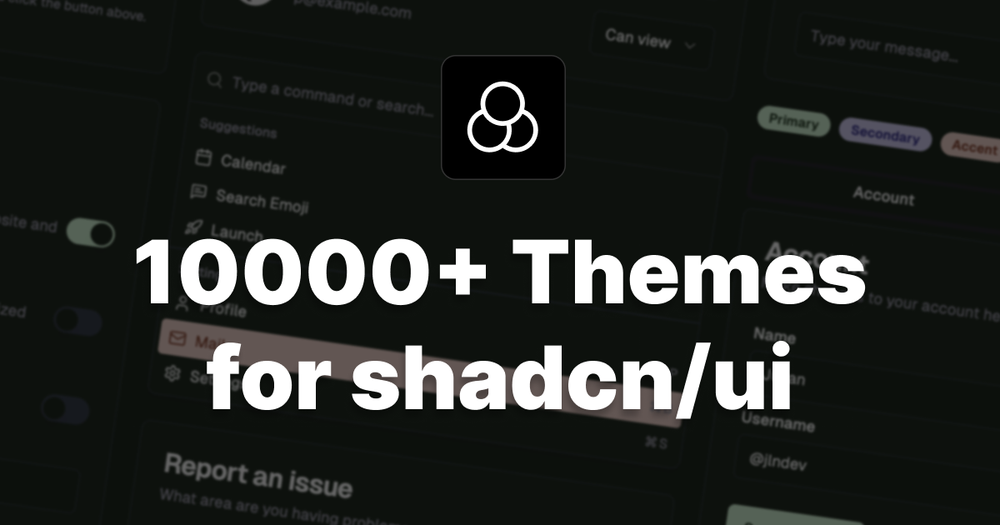 image of Themes for shadcn/ui