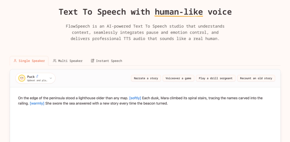 image of  FlowSpeech