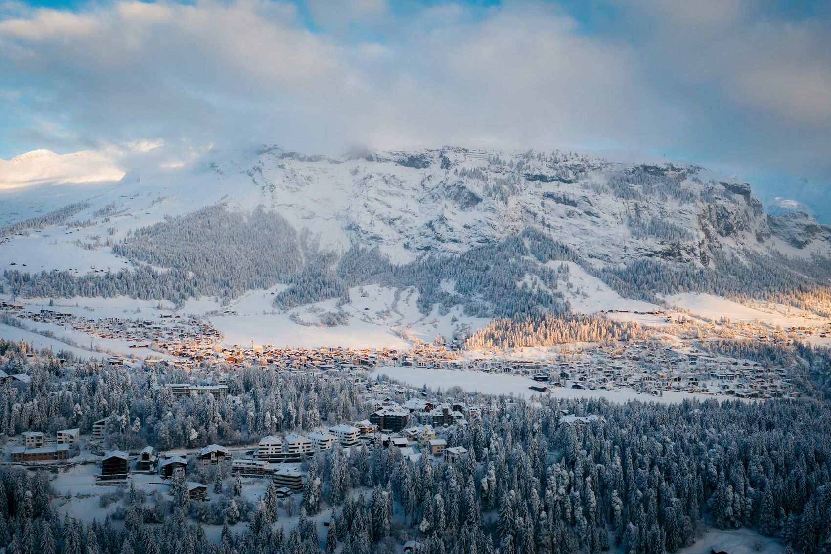 Flims de loin