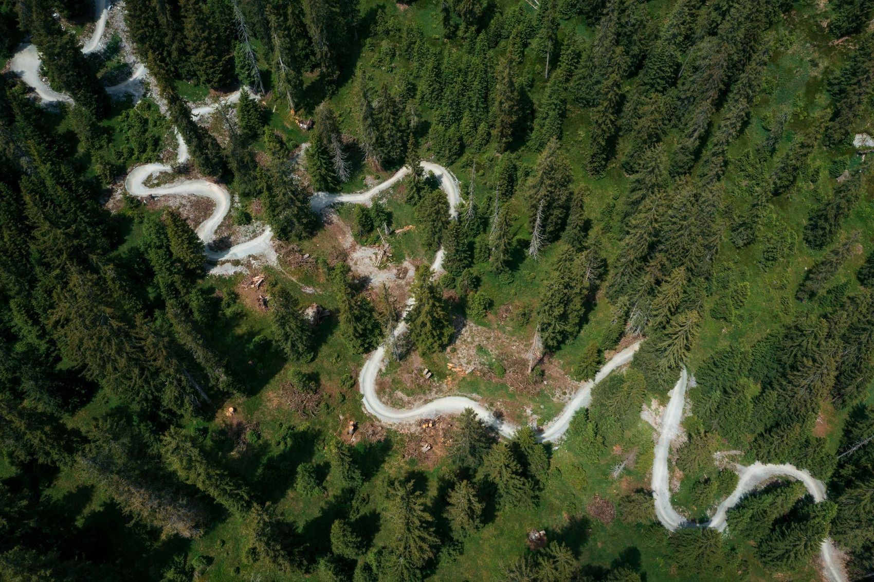 Runca Trail from above