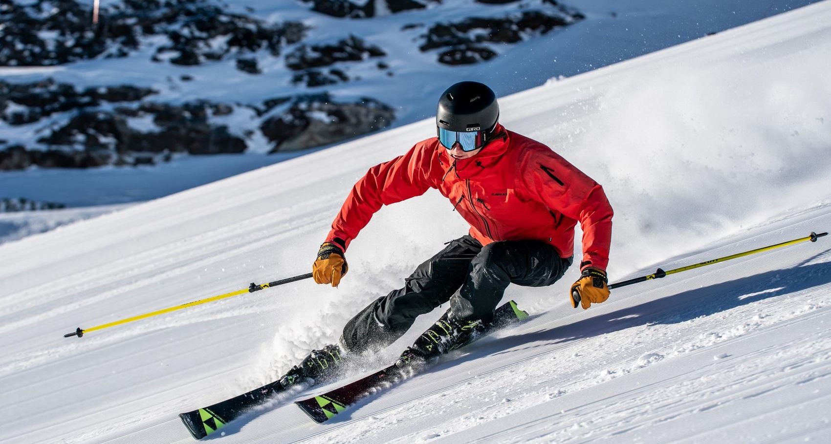 Skier on the slope