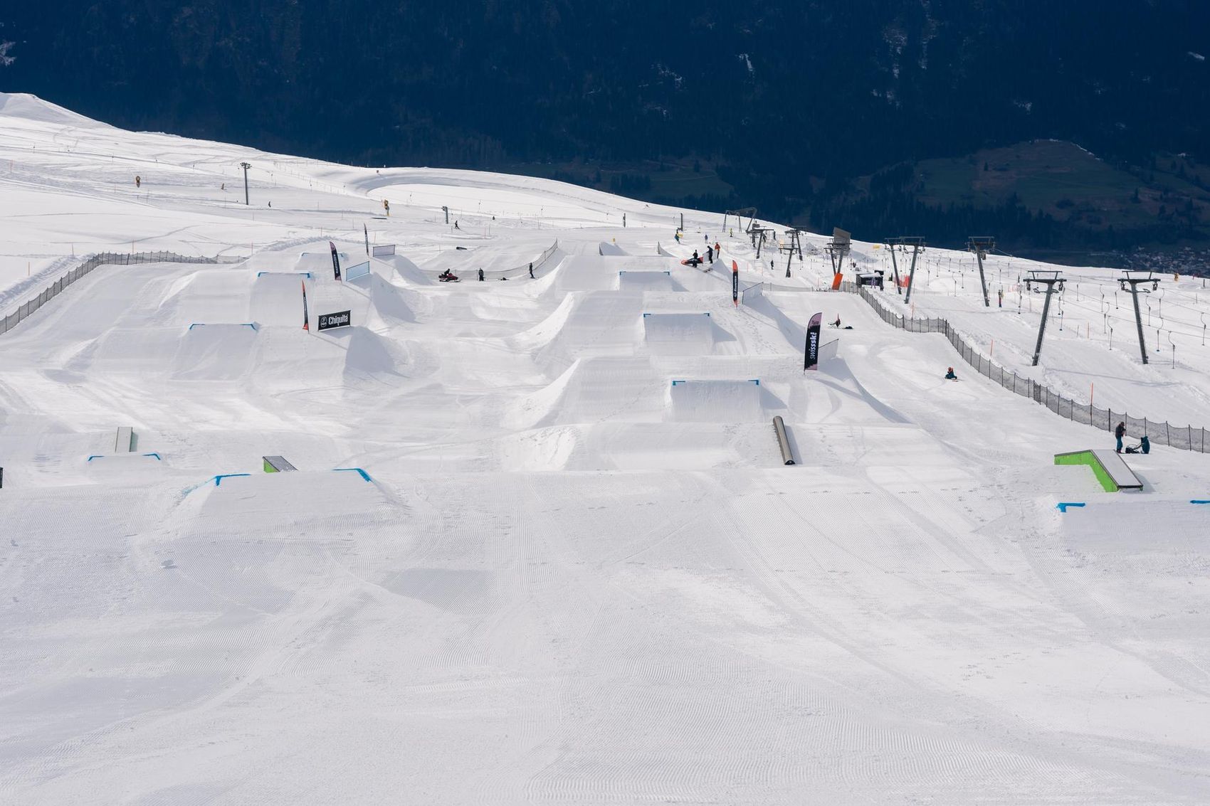 Der Kurs des KIDS LAAX OPEN 2025.