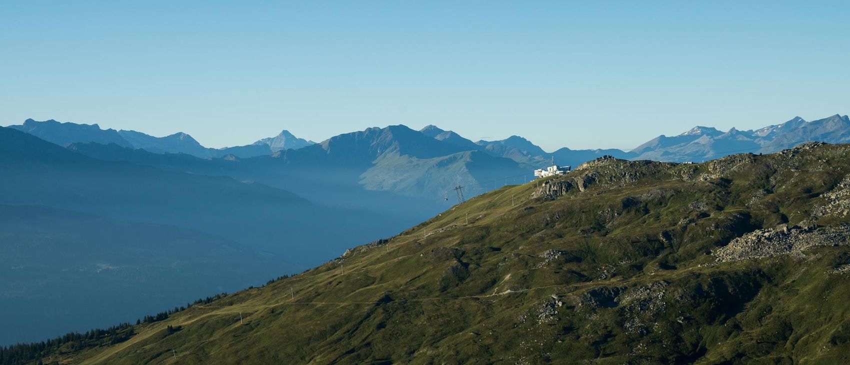 Crap Sogn Gion im Sommer