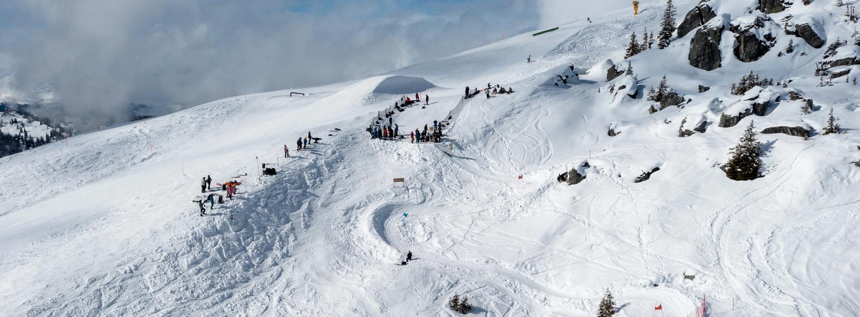 Banked Slalom Main Visual 