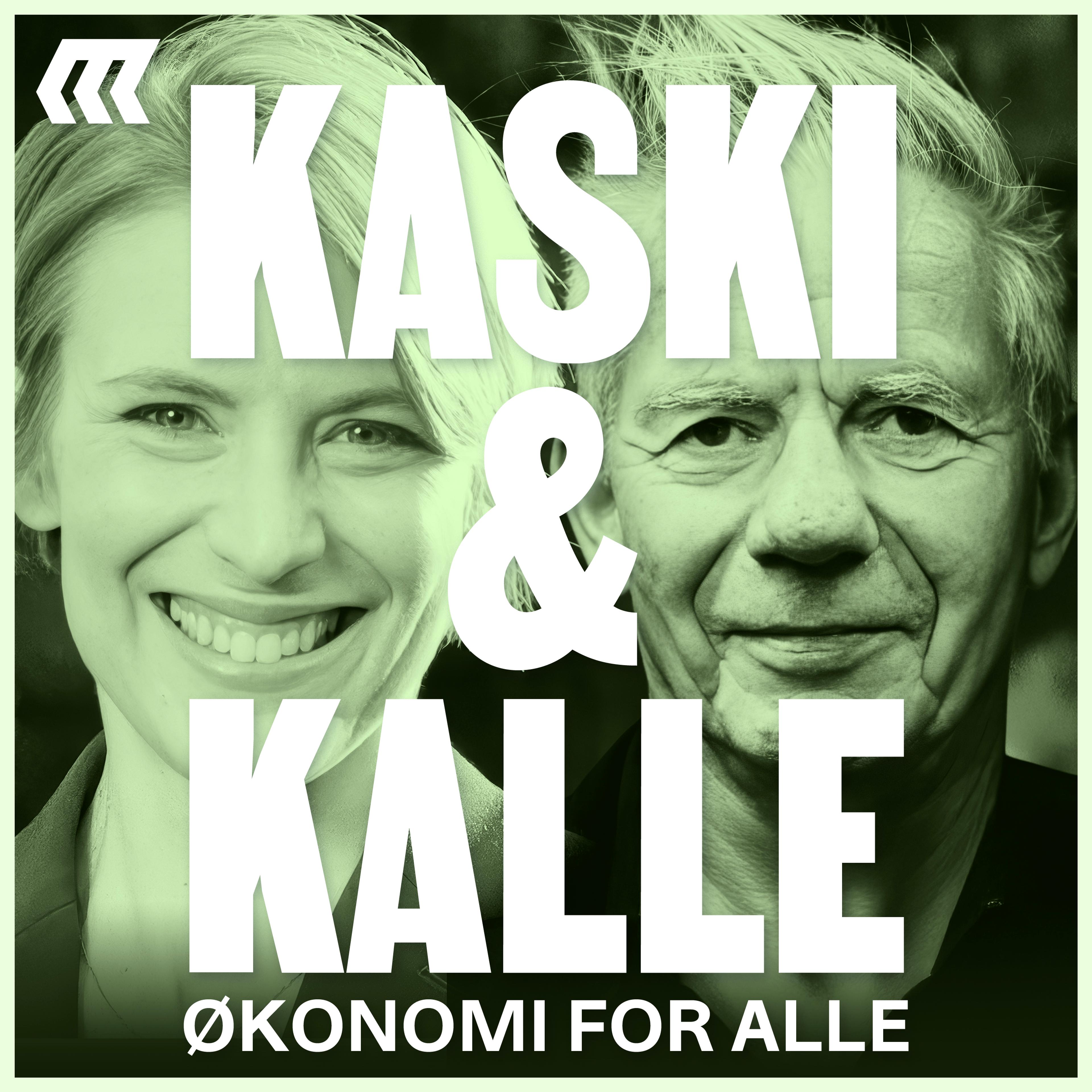 Portrettbilde av Kaski og Kalle som smiler i kamera