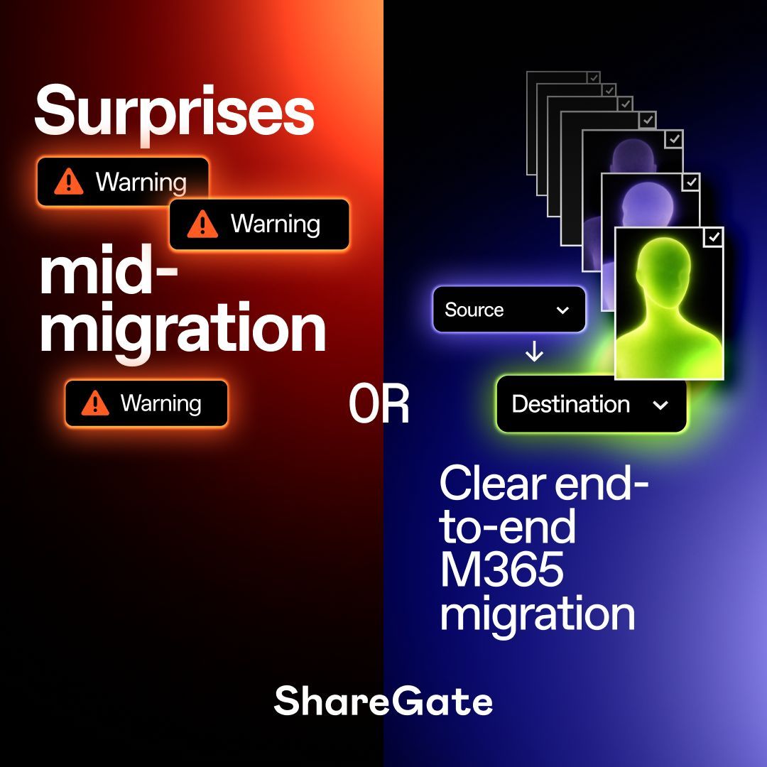 Sharegate - Splitscreen