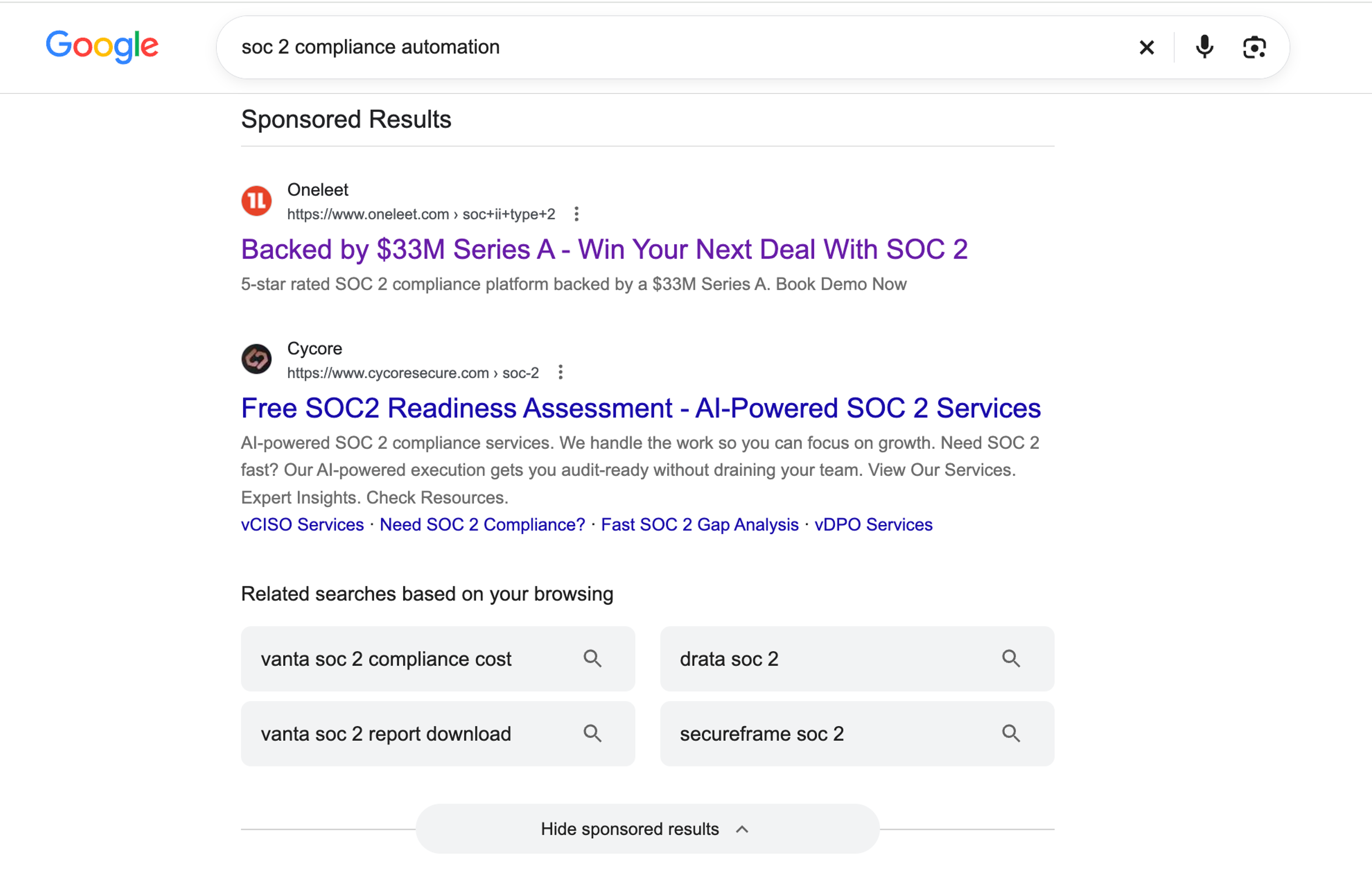 SOC 2 Compliance Automation Search