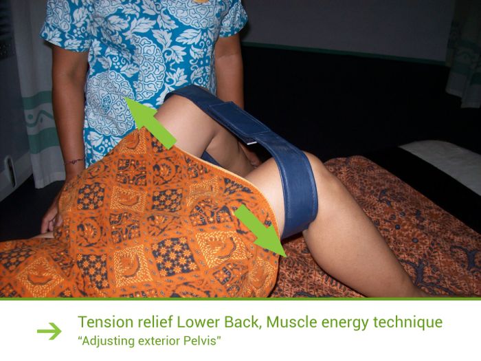adjusting exterior pelvis