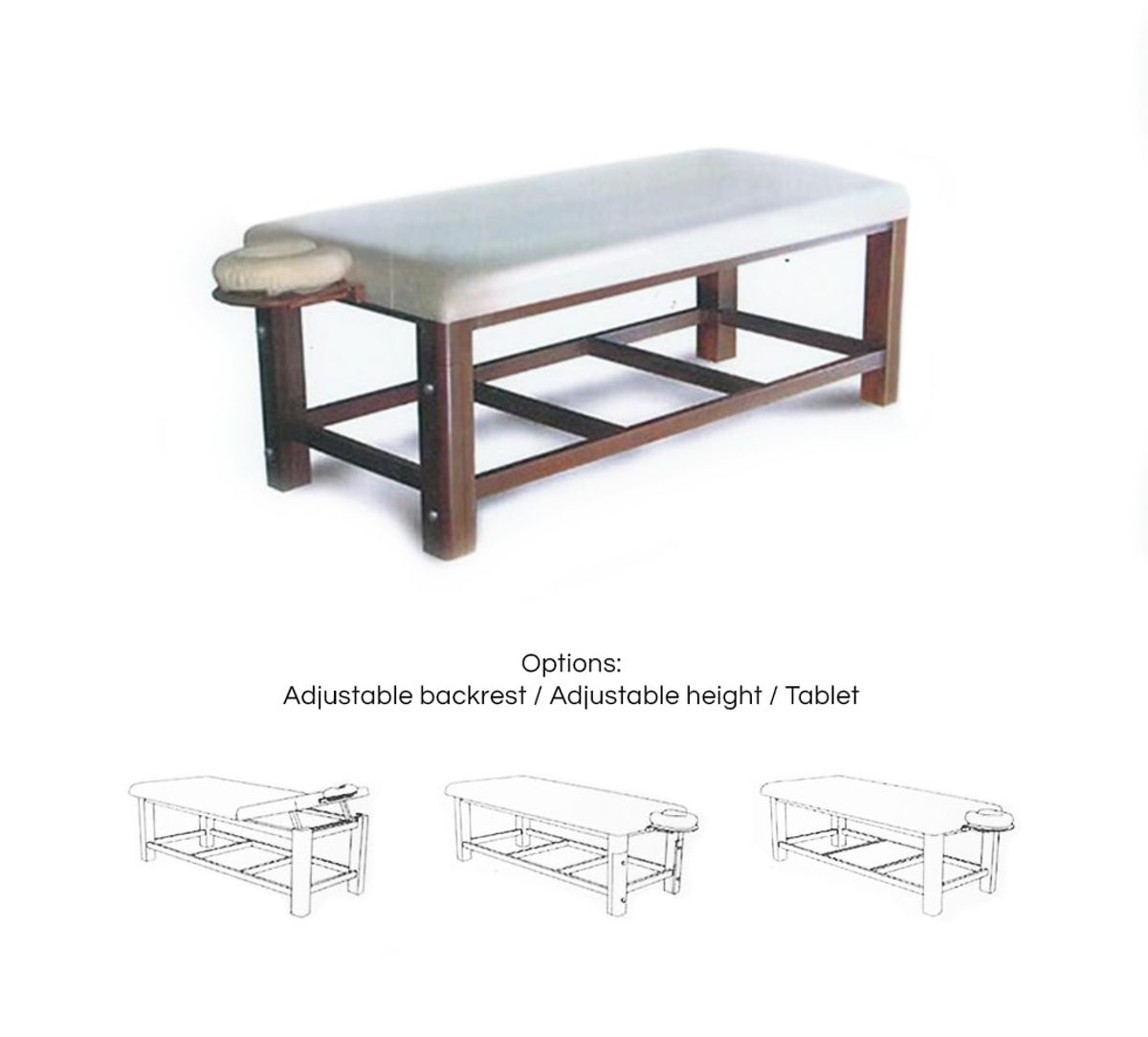 Features of the solid massage table