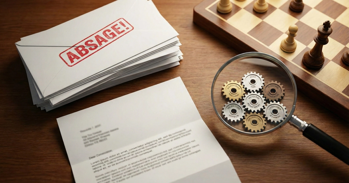 Standardabsage im Bewerbungsprozess: 7 echte Gründe –  und was sie NICHT über dich sagen