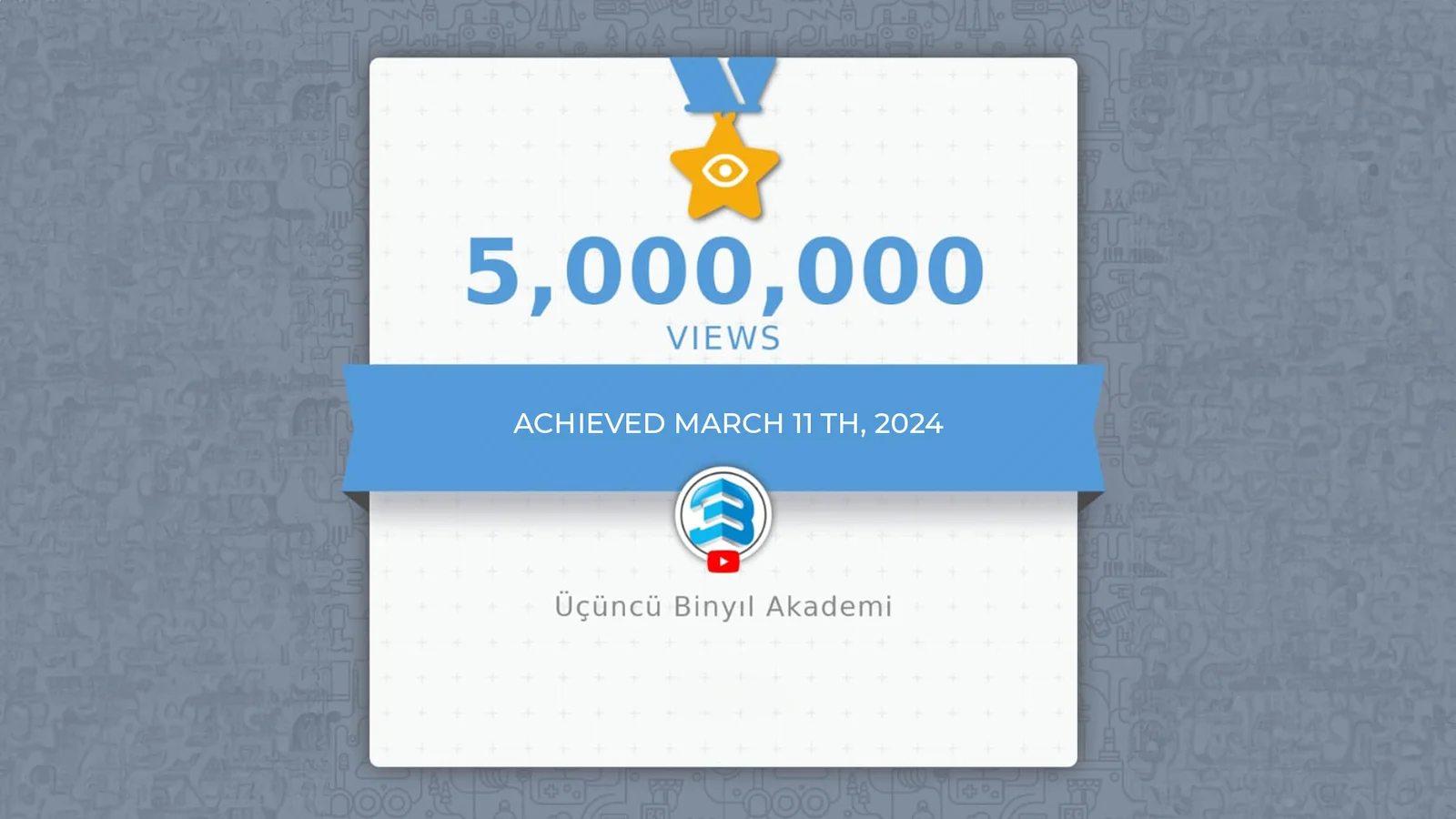 5 Milyon İzlenmeye Ulaşmanın Gururunu Yaşıyoruz!