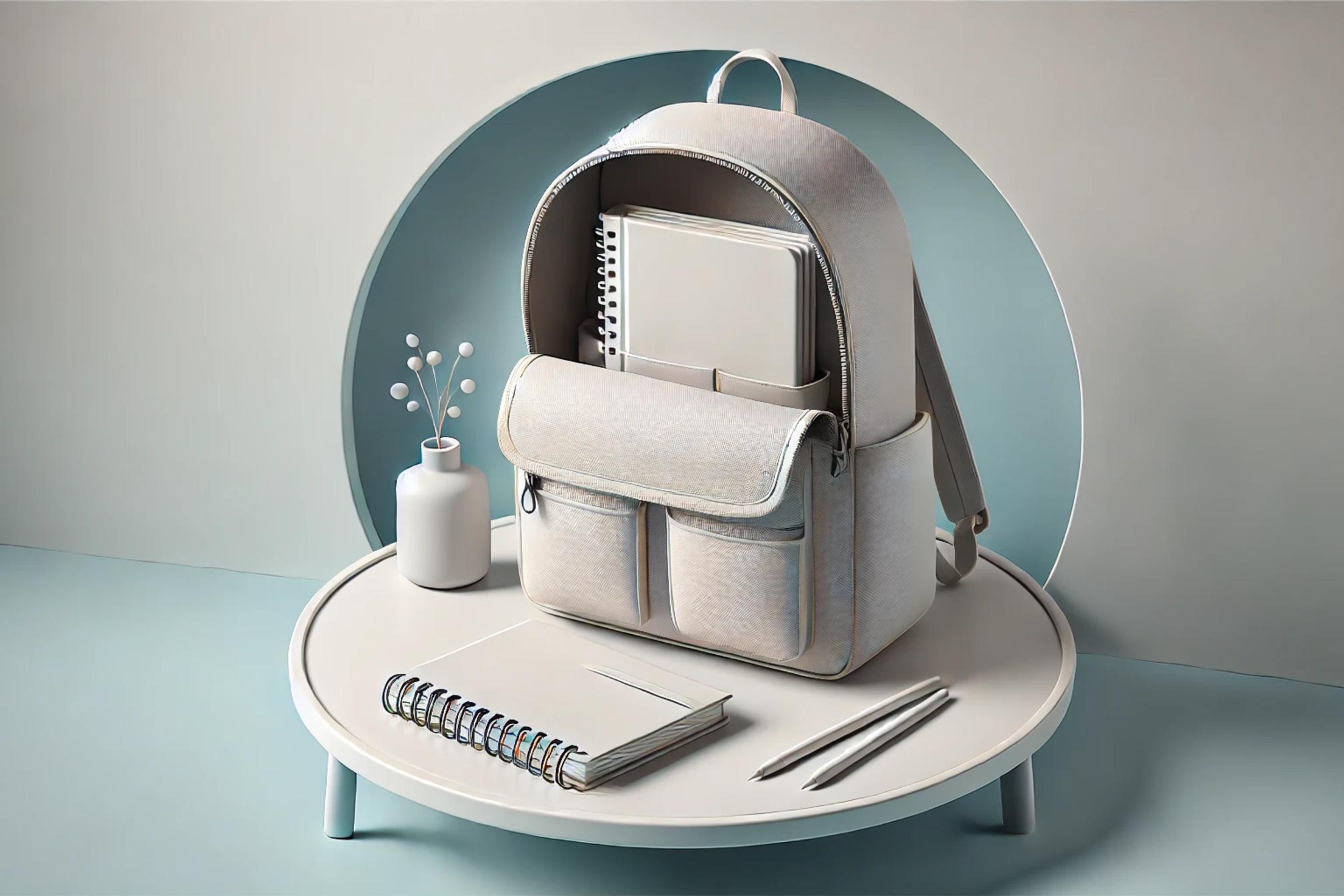 mochila de útiles escolares se vera llena con el presupuesto