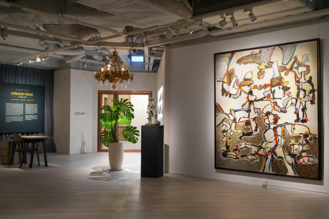 M+M Gallery Exhibition - Installation view of Oswaldo Vigas: Curtain Call. © Kwai Fung Hin