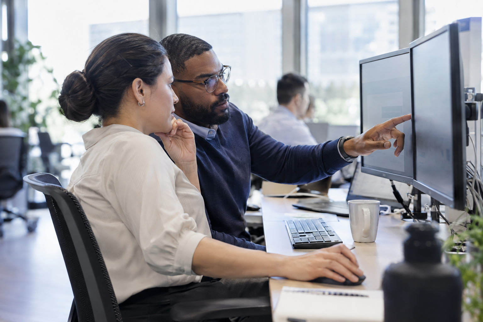 Editorial photograph: Test org chart software with role based access control before buying. Check fields, exports, AI, and transfers with a