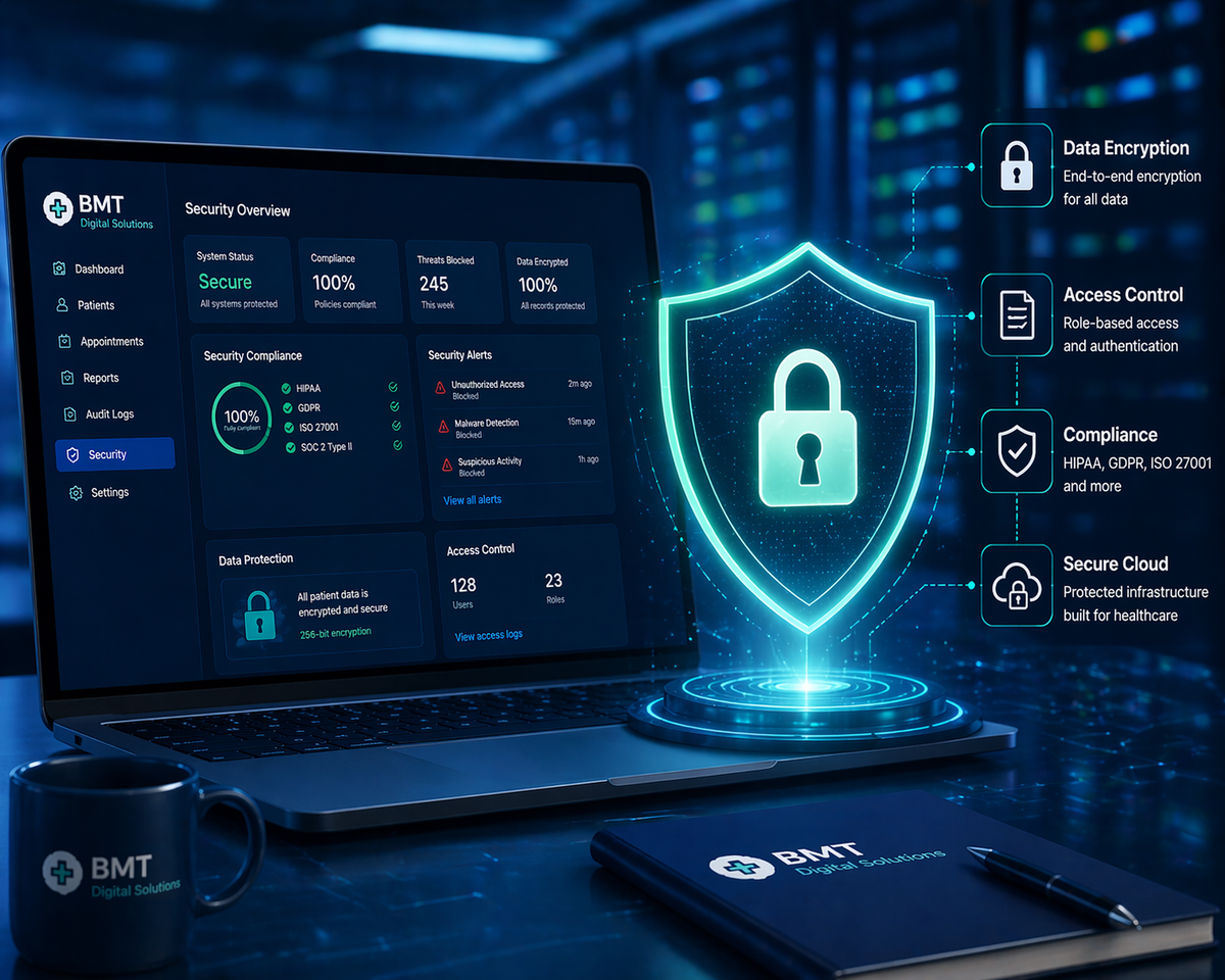 Security and compliance - Secure healthcare data protection systems