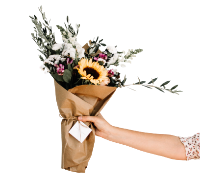 online flowers bouquet marriage birthday hand to hand delivery