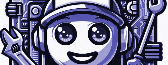 Drawing of a robot in from of PCB holding tools