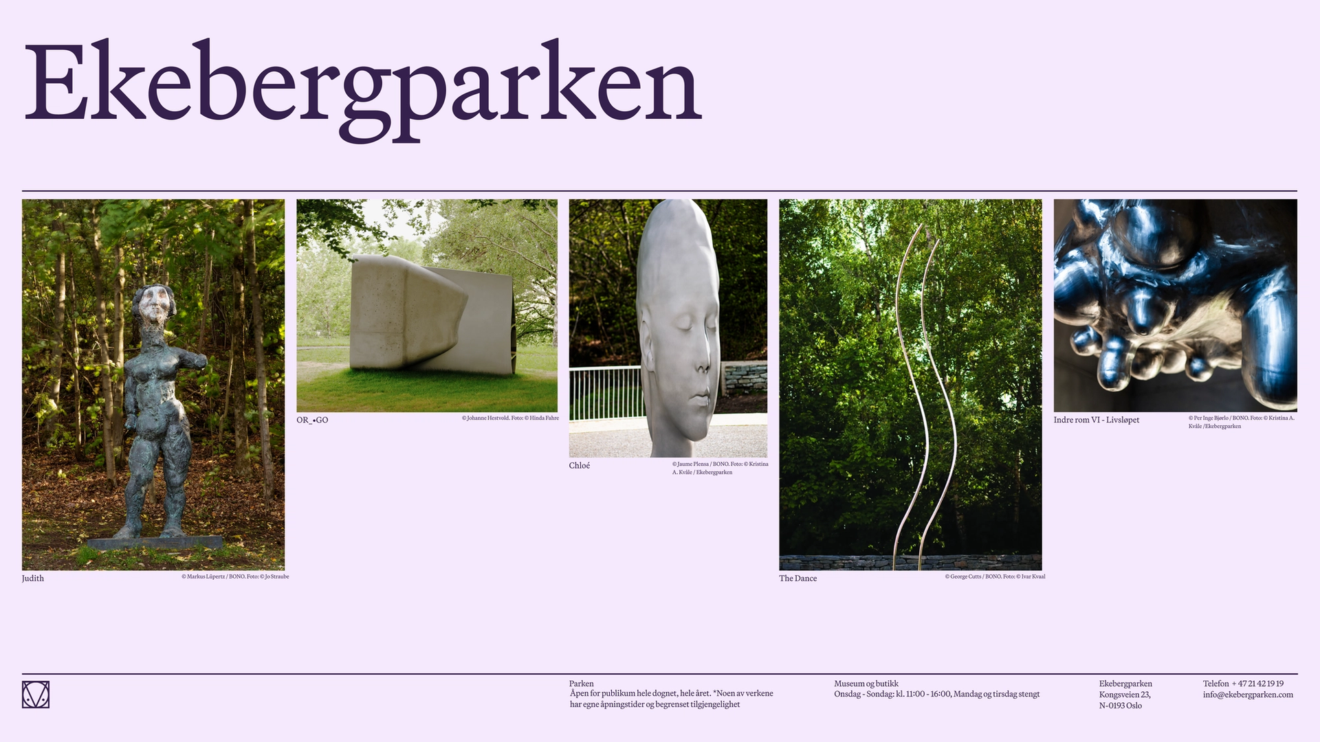 Bildegalleri og bilder av kunstverk