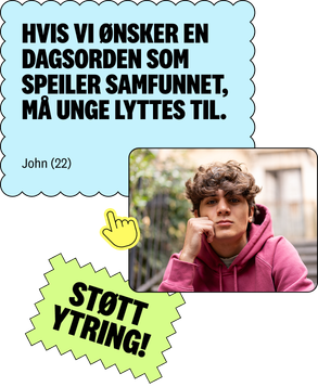 Visuelt plakat for ung ytring