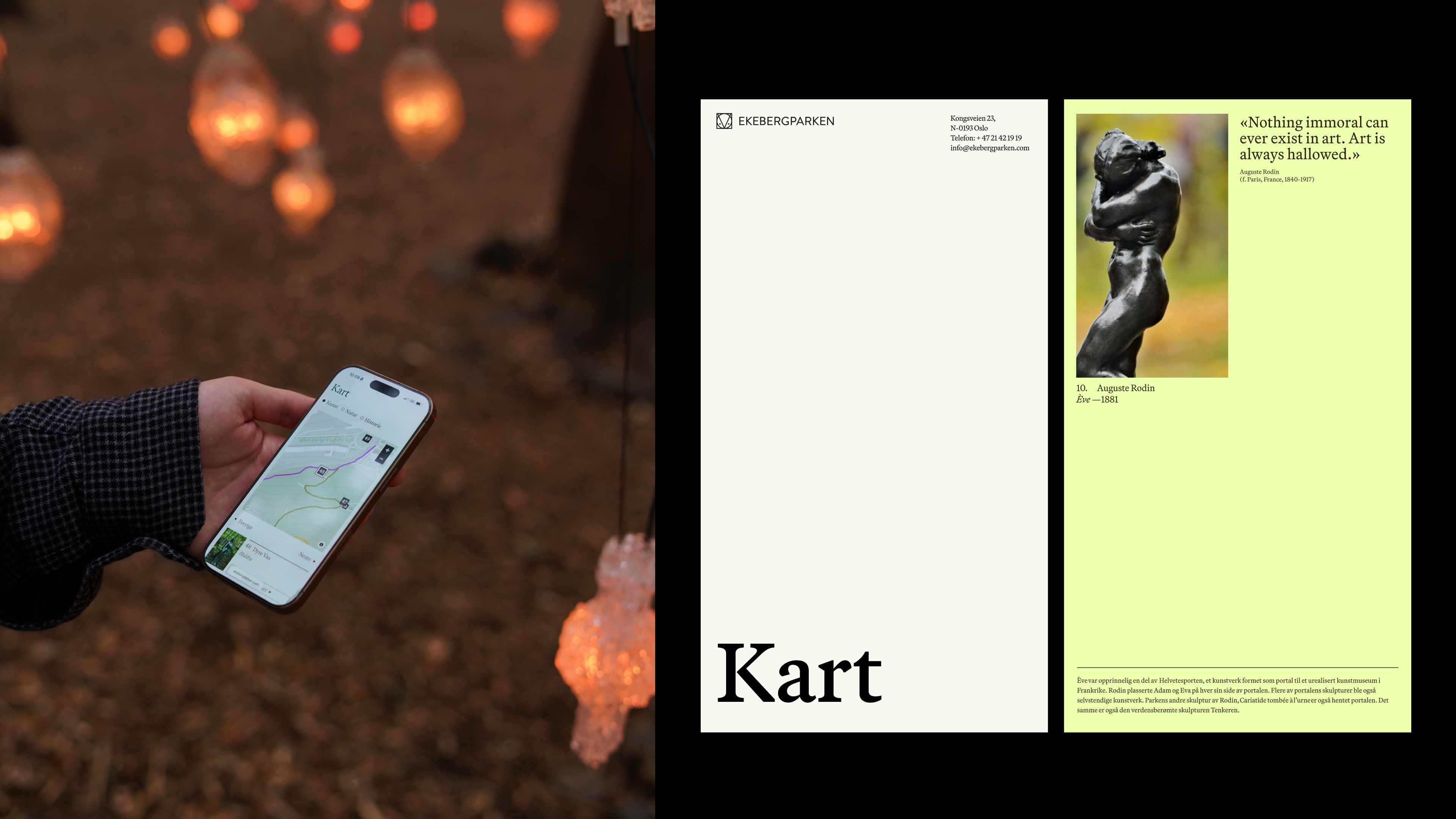 Kart på mobil og grafiske uttak