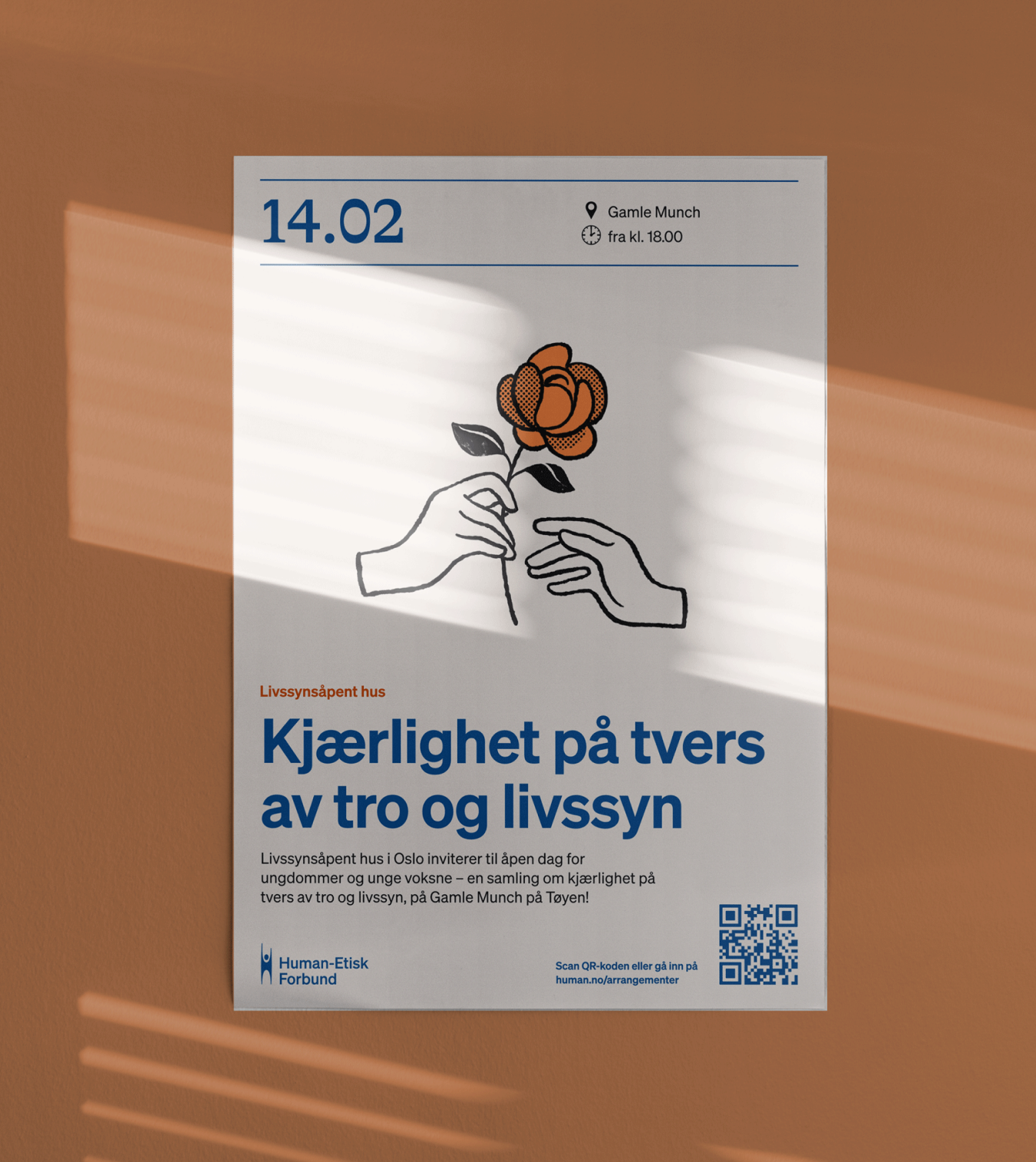 Plakaten til Human-etisk forbund
