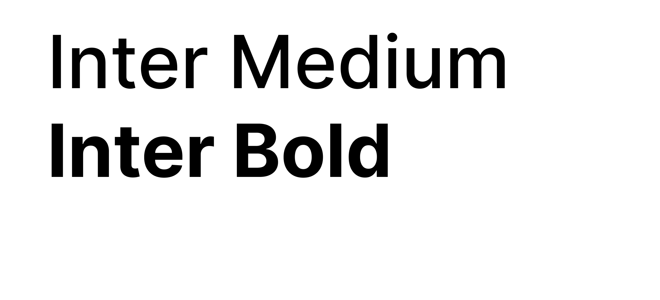 alternativ font inter