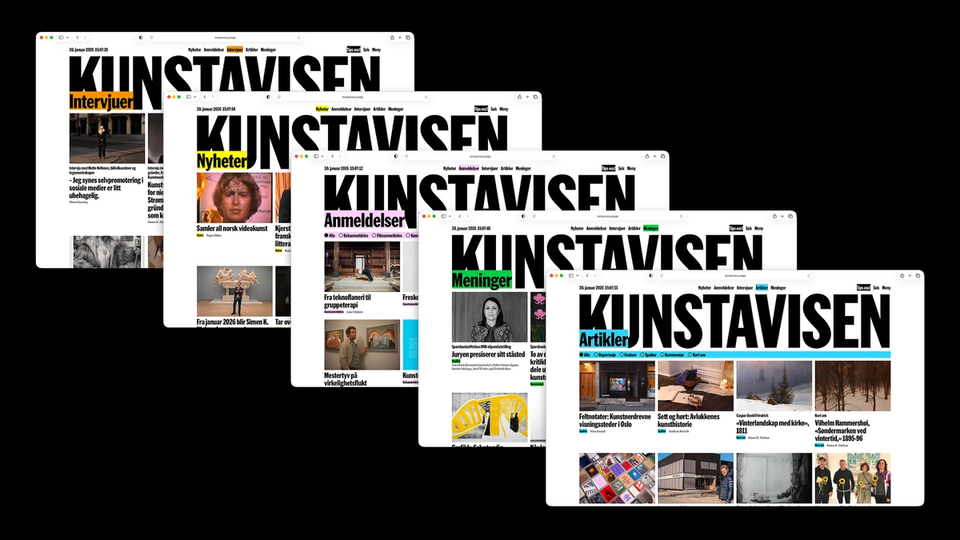 Mange aviser oppå hverandre