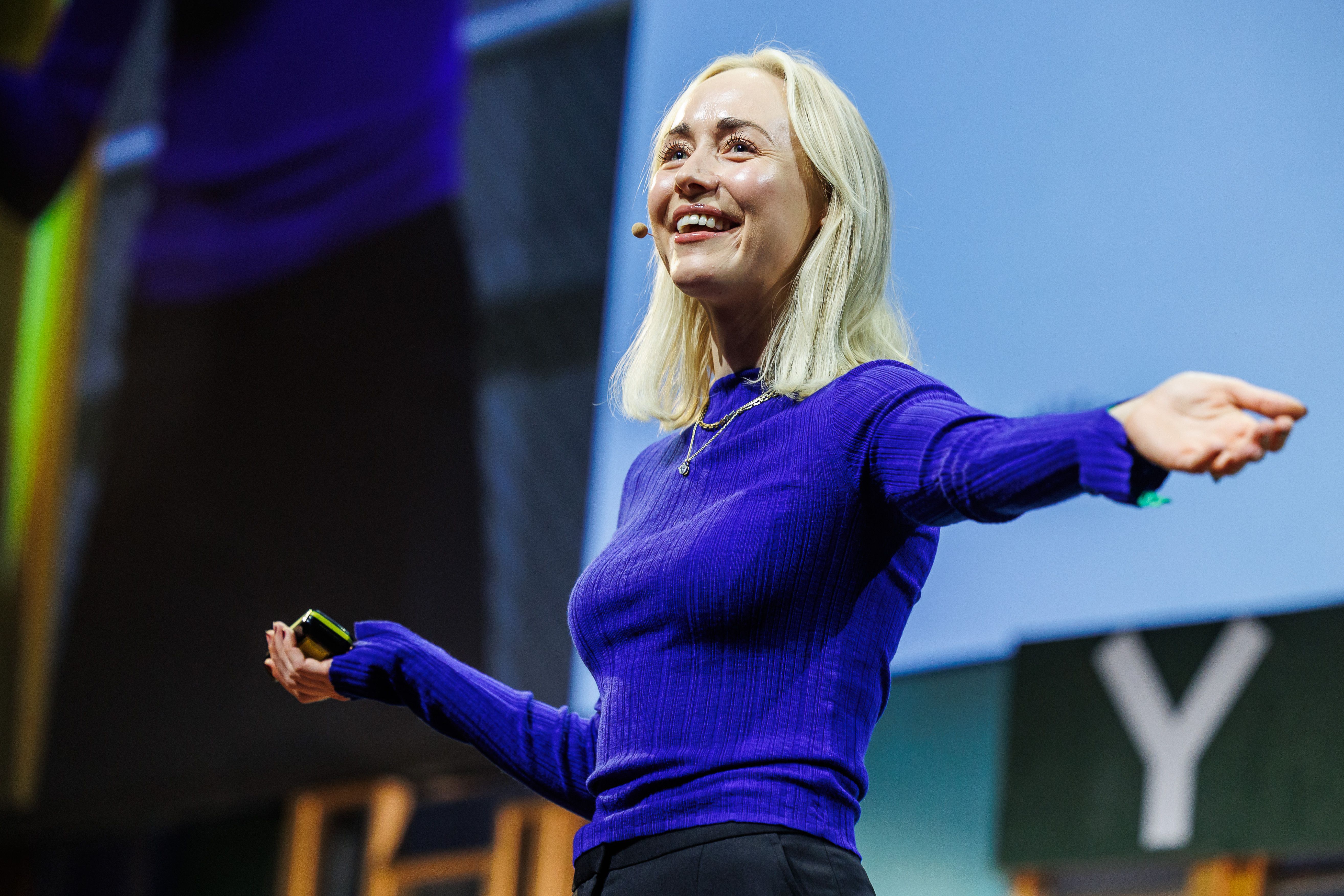 Margrethe holder foredrag på Y Oslo 2024