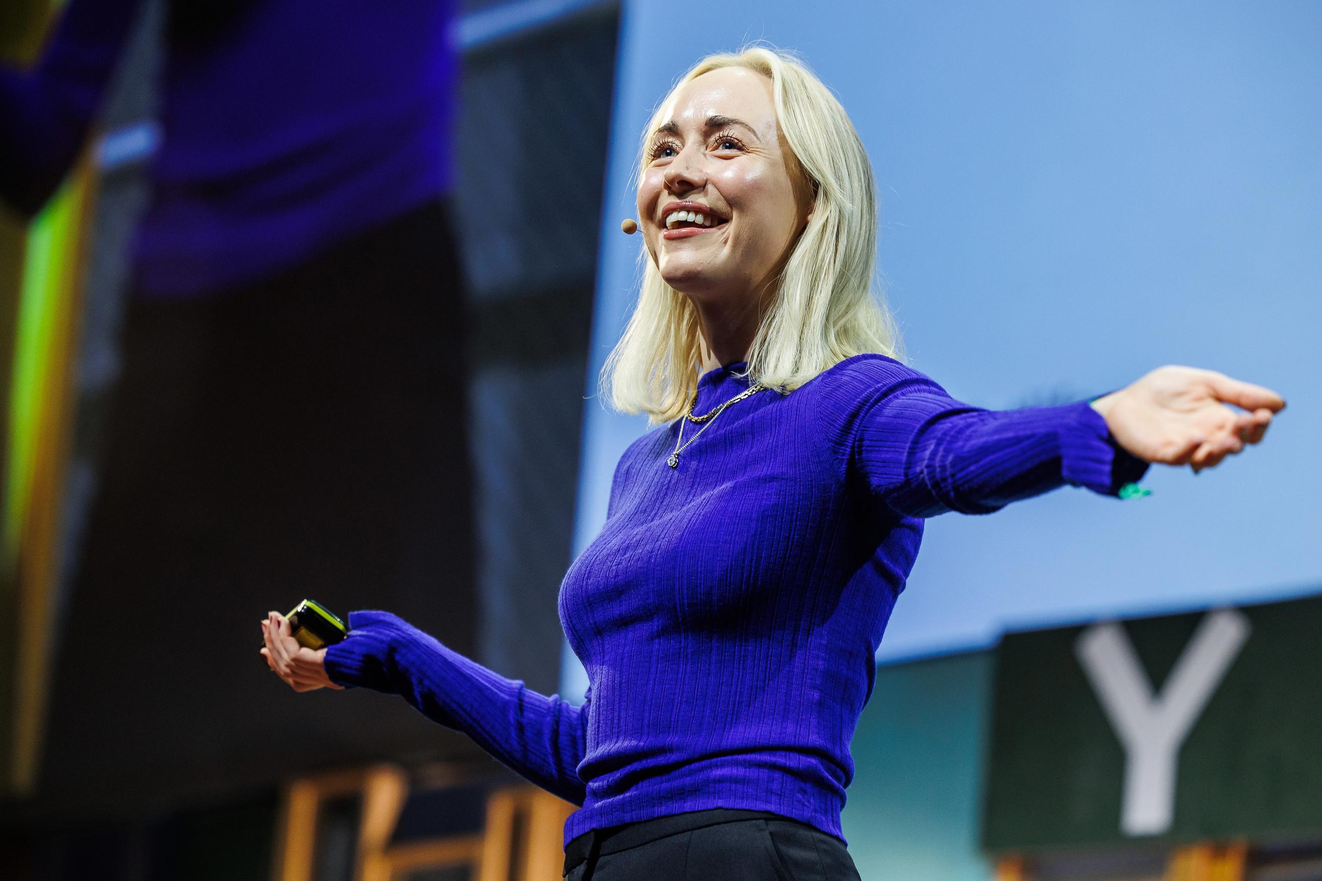 Margrethe holder foredrag på Y Oslo 2024