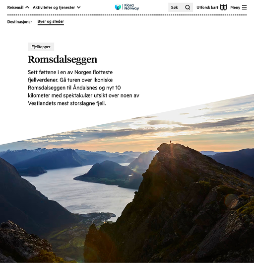 Skjermbilde fra fjord norway