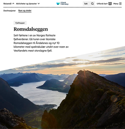 Skjermbilde fra fjord norway