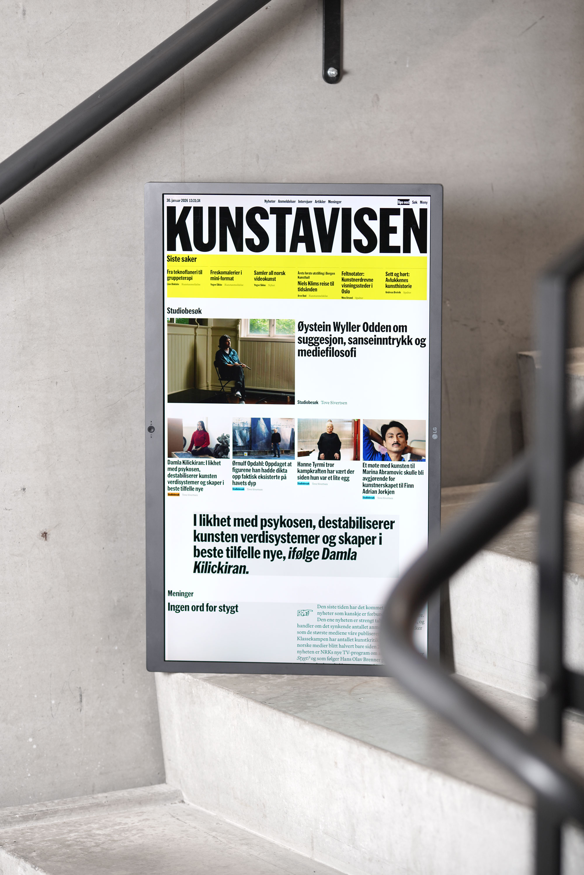 Kunstavisen i stort format