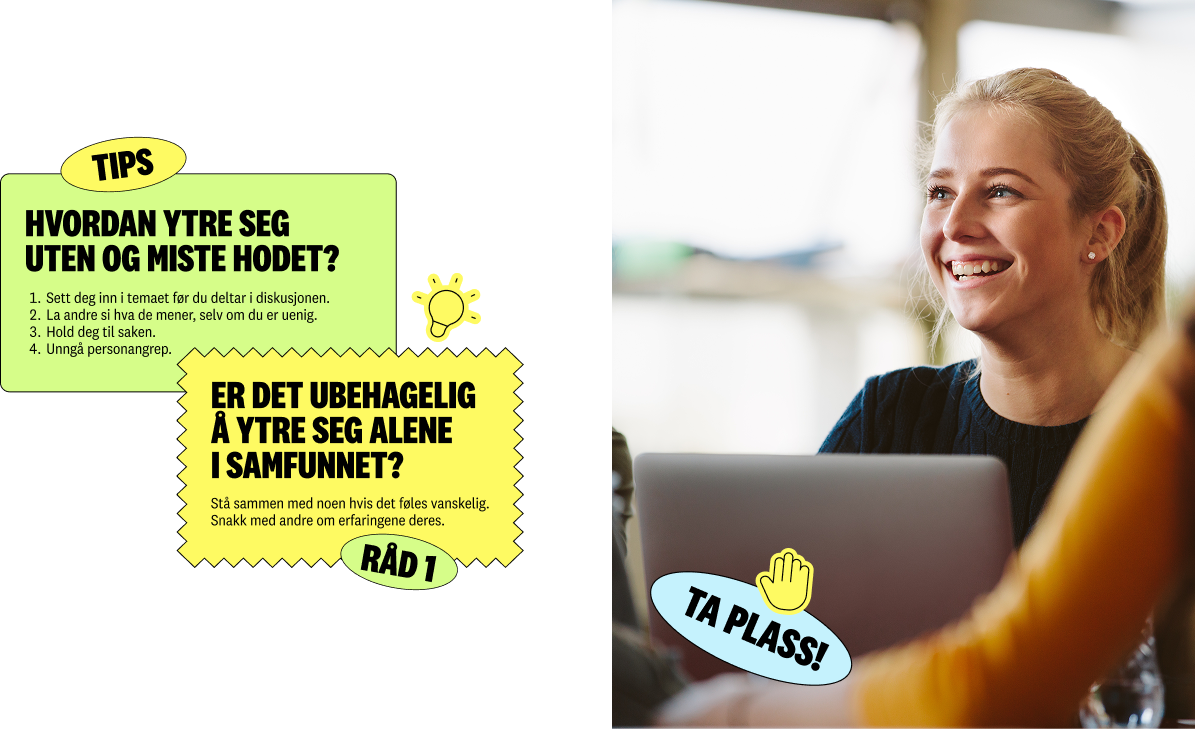 Visueller for ung ytring