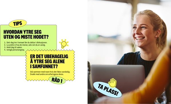 Visueller for ung ytring