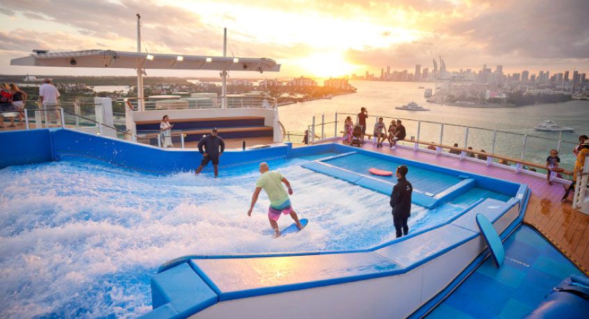 Surfing on the Freedom of the Seas