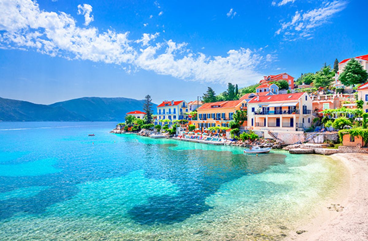 Fishing village in Greece