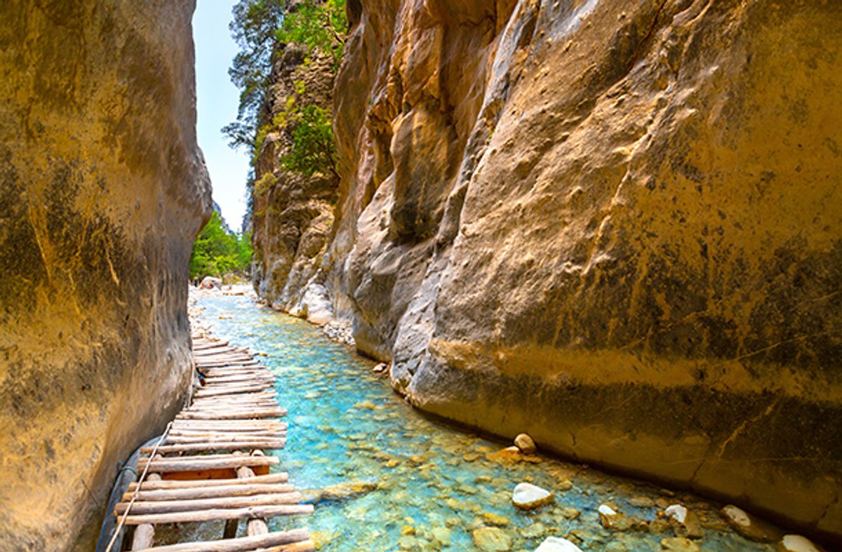Samaria Gorge, Crete.