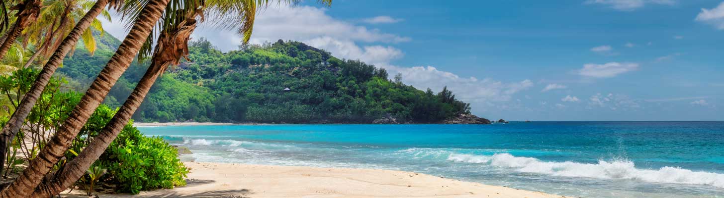 Golden sands & turquoise sea at a beach in Jamaica