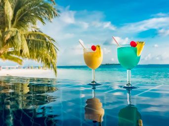 Cocktails by the pool