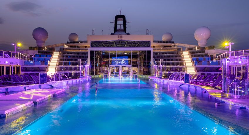 Pool on the MSC World Europa