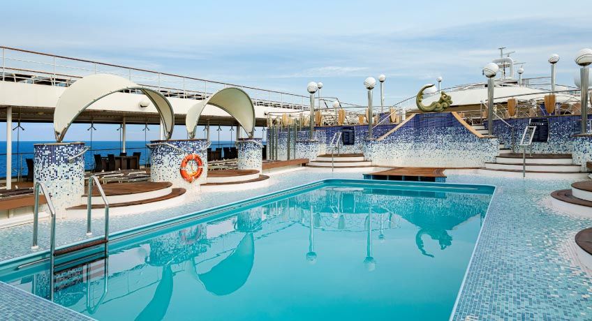 Pool on the MSC Poesia