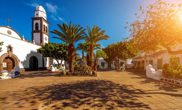 Tradtional church in Arrecife, Lanzarote