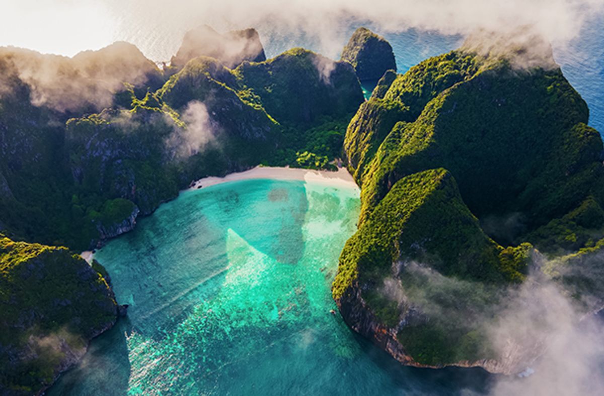 Aerial view of Koh Phi Phi Thailand