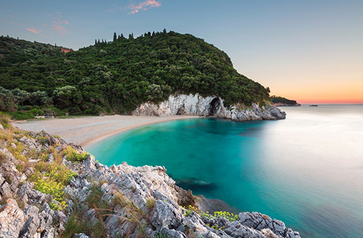 Bay in Corfu