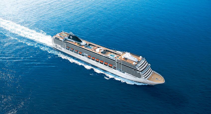 MSC Poesia at sea