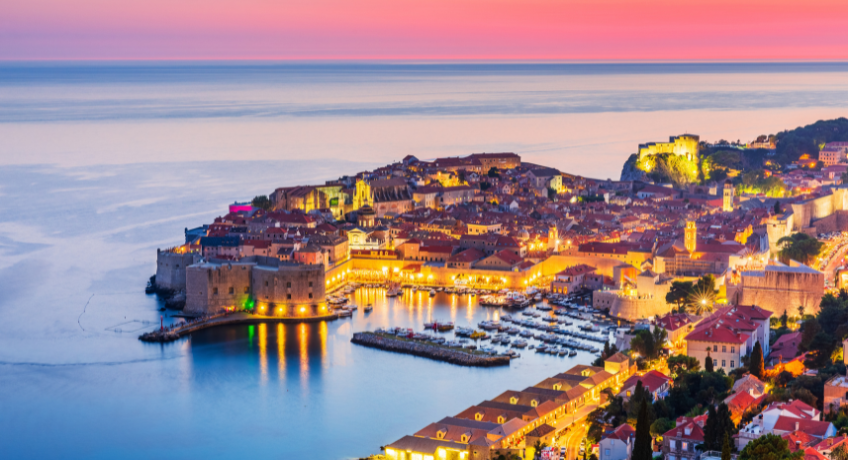 Dubrovnik at dusk