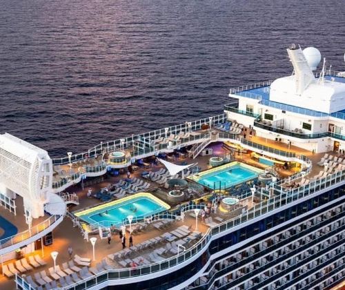 Top deck of the Sky Princess