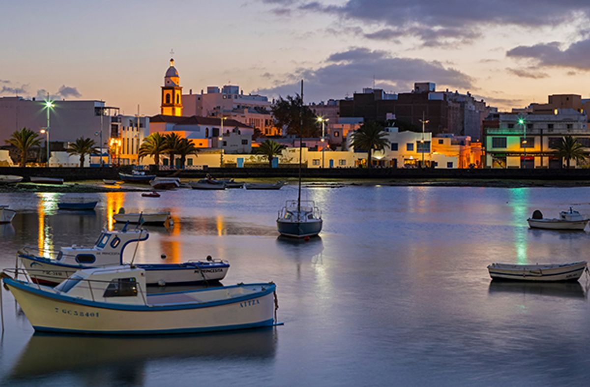 Harbour view in Arricife, Lanzarote