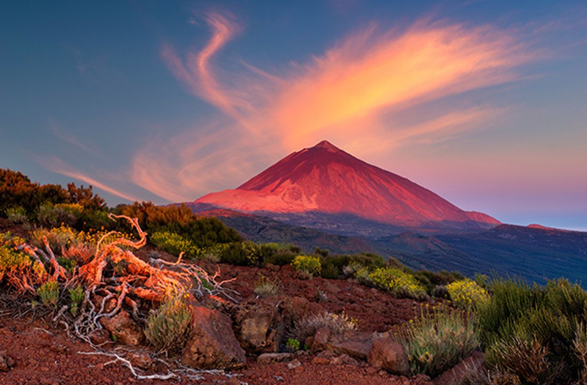 Mount Teide at sunset, Tenerife